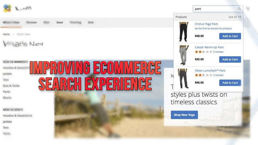 Improve Ecommerce Website Search Experience