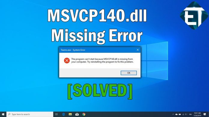 What Is MSVCP140.dll and How to Fix MSVCP140.dll Missing?