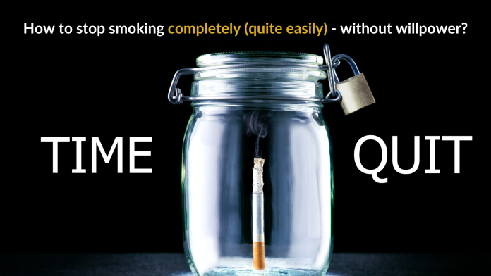 How to stop smoking completely (quite easily) - without willpower