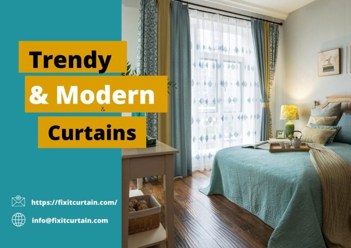 Trendy & Modern curtains