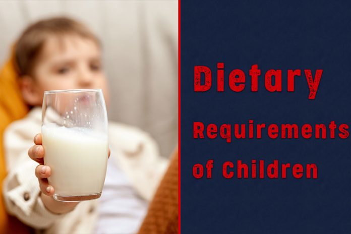 dietary requirement of children